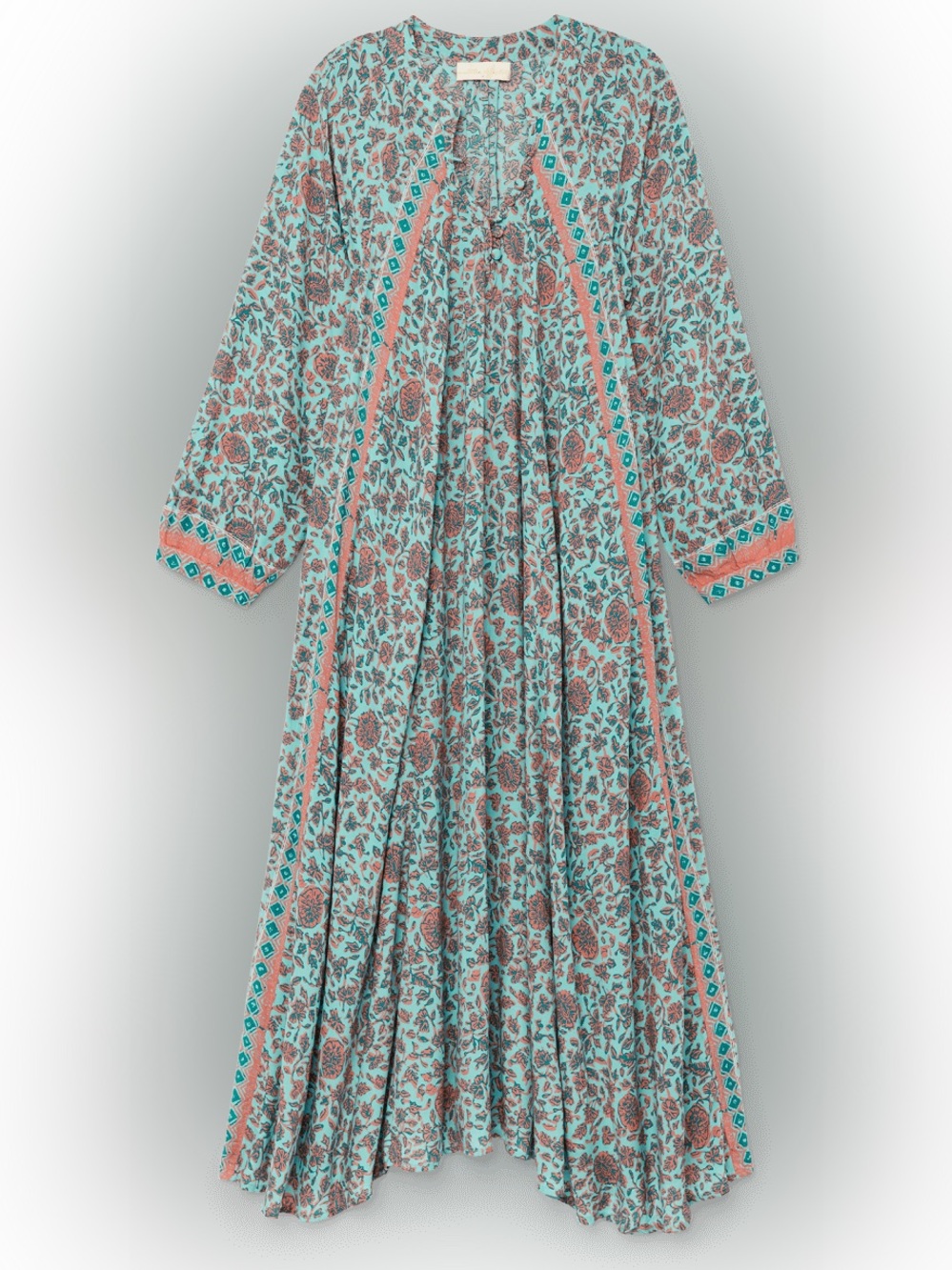 Natalie Martin Fiore Maxi Seafoam Dress